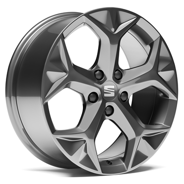 SEAT 17" Alufælge NEVADA - Titan